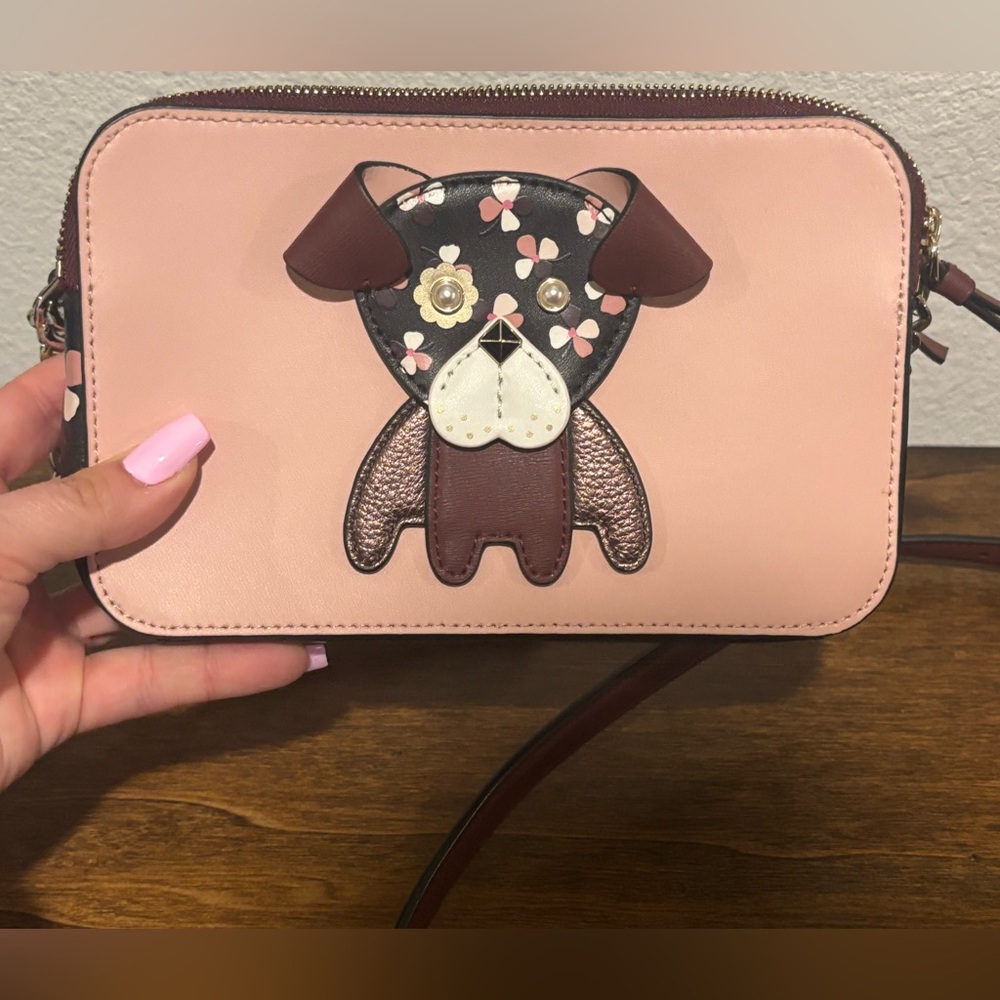 Kate Spade Pink Crossbody with Dog Motif - Picture 14 of 16